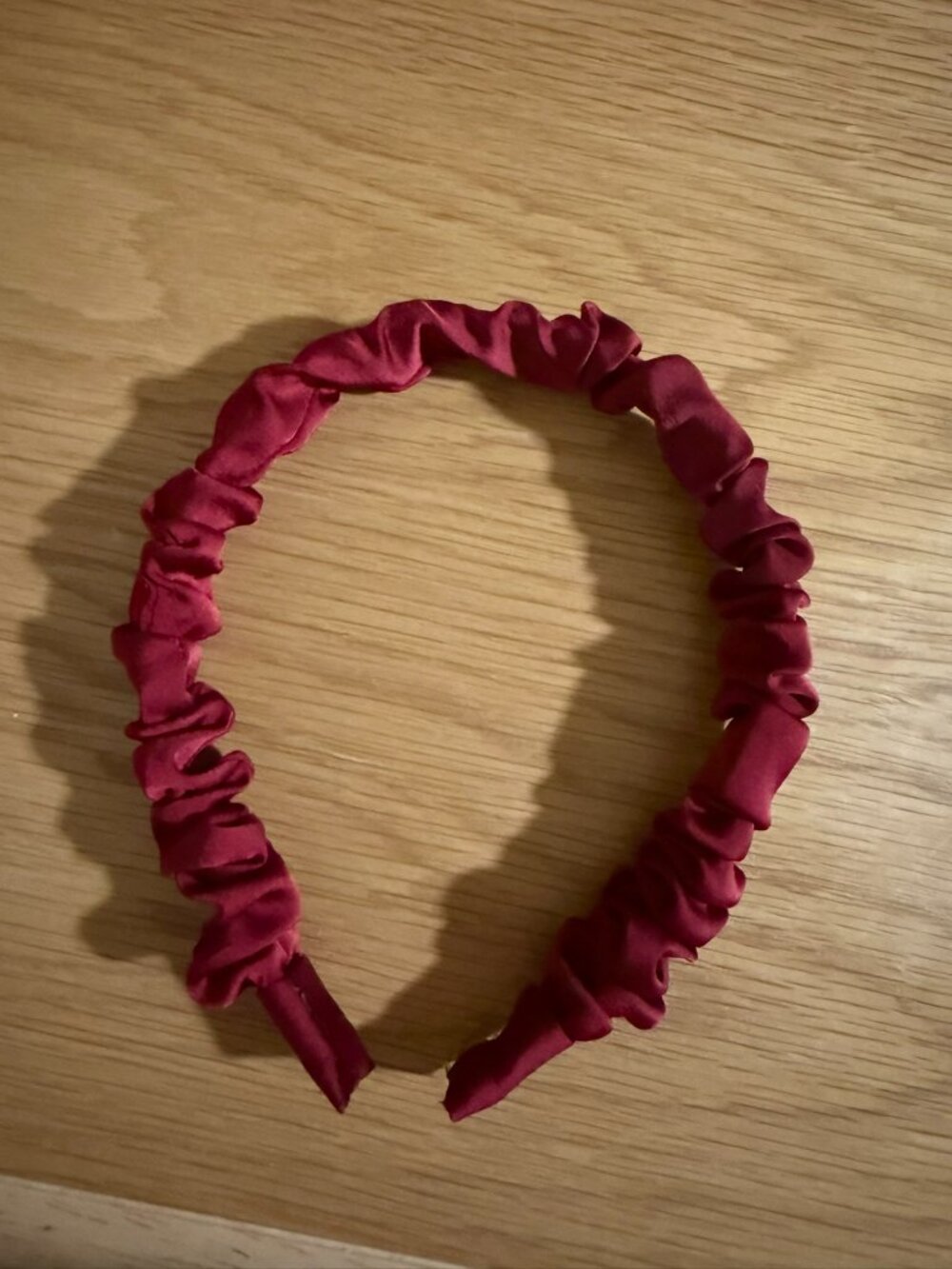 Red Satin Headband